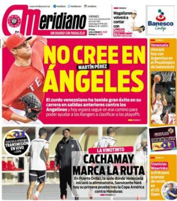 Portadas de la prensa deportiva