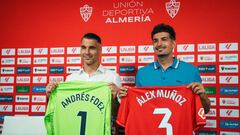 Andrés Fernández y Álex Muñoz, veteranía y competitividad para el Almería