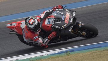 Jorge Lorenzo en el test de Tailandia.