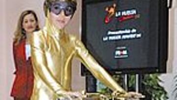 La mascota de la Vuelta Júnior.