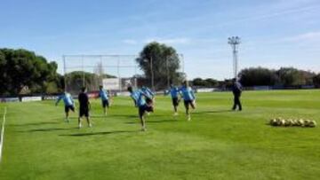 Sesión de recuperación para el Atlético tras la goleada