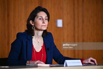 Amélie Oudéa-Castera, ministra francesa de Deportes.