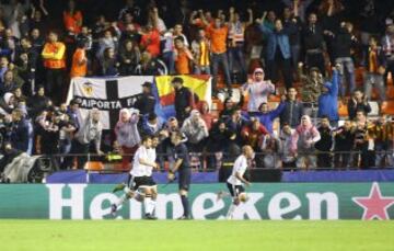 1-0. Feghouli celebró el primer tanto.