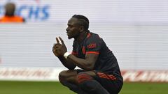 Mainz (Germany), 22/04/2023.- Munich's Sadio Mane reacts during the German Bundesliga soccer match between 1. FSV Mainz 05 and FC Bayern Munich in Mainz, Germany, 22 April 2023. (Alemania) EFE/EPA/RONALD WITTEK ATTENTION: The DFL regulations prohibit any use of photographs as image sequences and/or quasi-video.
