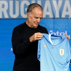 Sebastián Cáceres, Federico Viñas, Maximiliano Araújo y Brian Rodríguez, reservados por Marcelo Bielsa