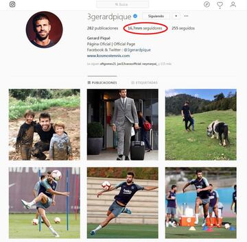 16,7 millones de seguidores.