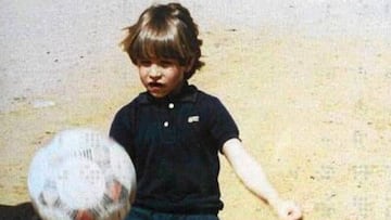 Sergio Ramos, de niño.