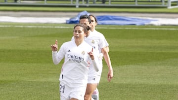 07/03/21 PARTIDO LIGA IBERDROLA FUTBOL FEMENINO 
 REAL MADRID FEMENINO ESPANYOL FEMENINO 
 
 GOL 1-0 MARTINEZ ALEGRIA 