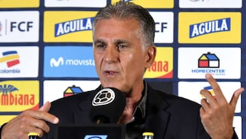 Queiroz: "Esta es la convocatoria y no hay nada que discutir"