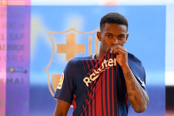 Las imágenes de la presentación de Semedo con el Barça