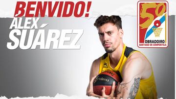 ?lex Su¨¢rez tambi¨¦n llega a la pintura de Monbus Obradoiro