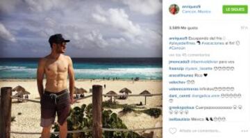 Cancún y la riviera maya fue el destino escogido por Angelo Henríquez y su novia para pasar las vacaciones.