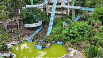 Así quedó este hotel de lujo que fue propiedad de un reconocido narcotraficanteñ. Foto: Facebook/Kevin Bolaños.