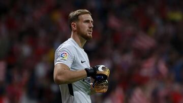 Jan Oblak, en un partido ante el Málaga.