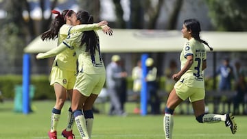 América no tuvo piedad y goleó a Querétaro en la Liga MX Femenil