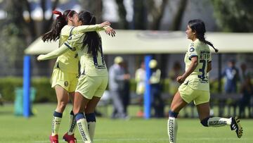 América no tuvo piedad y goleó a Querétaro en la Liga MX Femenil