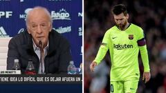 Menotti defiende a Messi y su compromiso con Argentina