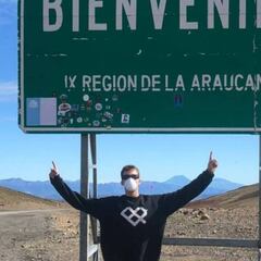 La 'aventura' de figura chilena para volver a casa: "El único en la frontera"