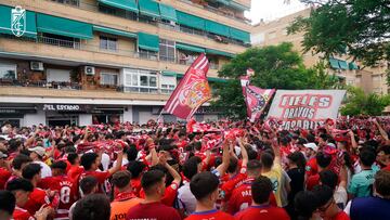 La afición está con el equipo.