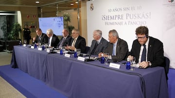 Tóth-Zele, Amancio, Gento, Julio César Iglesias, Santamaría, Pachín y György Szöllosy analizaron la dimensión de la figura de Puskas.
