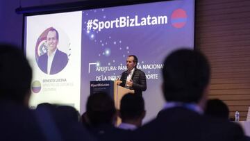 Ernesto Lucena, Ministro del Deporte de Colombia, abrió el SportBizLatam.