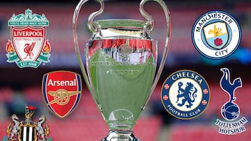 Champions League Premier League clubs