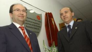 Pepe Castro, con José María del Nido.