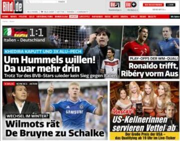 Portadas de la prensa extranjera