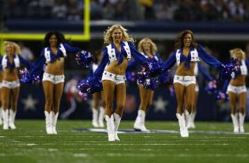 Cheerleaders de los Dallas Cowboys.