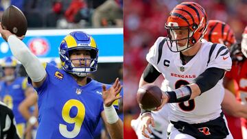 Los Angeles Rams son favoritos por cuatro puntos para vencer a los Cincinnati Bengals en el Super Bowl LVI, en el SoFi Stadium, el domingo 13 de febrero.