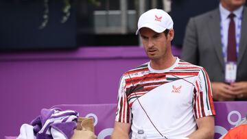 Andy Murray, en el torneo de Queen&#039;s.