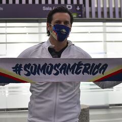 Solari llegó a México y envía un mensaje de año nuevo a los americanistas