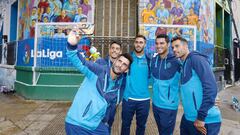 La plantilla del Villarreal tuvo unas horas para visitar los sitios m&aacute;s emblem&aacute;ticos de Buenos Aires. El grupo hizo turismo.