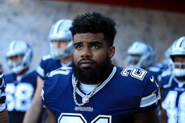 La lista la cierra 'Zeke'. El corredor de los Cowboys deberá demostrar su peso en los emparrillados en su tercer año en Dallas.