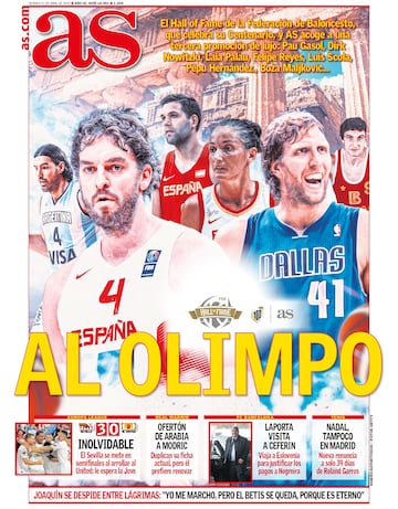 Las portadas de AS de abril