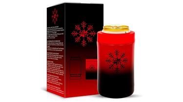 Tus bebidas, siempre frescas con este enfriador de latas de cerveza