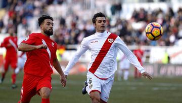 Dorado, en el Rayo-Sevilla Atlético.