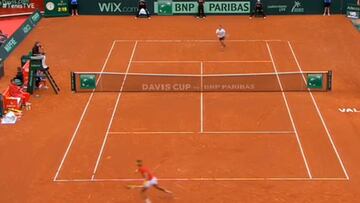 El puntazo de Nadal que levantó la grada y dejó a Feli estupefacto