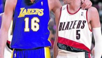 Pau Gasol y Rudy.