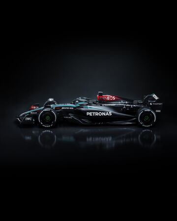 Presentación del nuevo Mercedes-AMG PETRONAS F1 Team para la temporada 2024. El evento ha tenido lugar en el circuito de Silverstone.