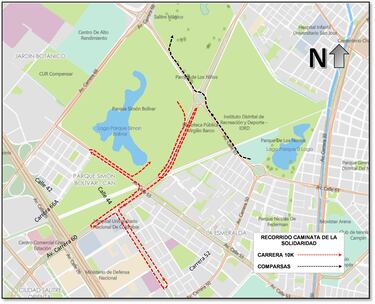 Caminata por la Solidaridad 2024: Cierres viales en Bogotá para este domingo 25 de agosto