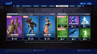 Fortnite: ya disponibles las skins de Demogorgon y Jefe Hopper, de Stranger Things