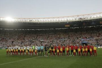 El 29 de junio se disputó la final de la Eurocopa 2008 en el estadio Ernst Happel de Viena. Alemania y Rusia se enfrentaban en un encuentro en el que el favoritismo recaía sobre los teutones. 