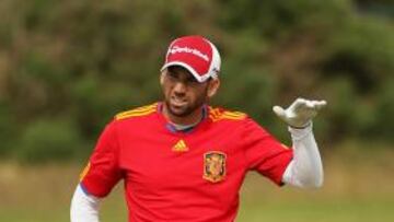 <b>LOS JUGADORES, CON LA RYDER DE 2018</b> Aparte de Sergio, seis españoles más estarán en el British: Miguel Ángel Jiménez, Álvaro Quirós, Gonzalo Fernández- Castaño, Nacho Garrido y los debutantes José Manuel Lara y Alejandro Cañizares. Todos apoyan la candidatura nacional de Tres Cantos para la Ryder Cup de 2018.