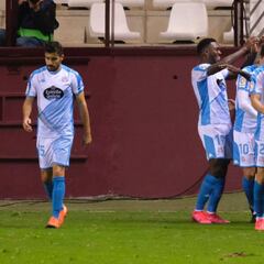 Valentín y el 'Puma' liquidan al Logroñés en la segunda parte