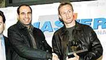 EL ESPÍRITU DEL LÍDER. Les dieron el premio al Espíritu del líder. Ambos futbolistas demostraron que tienen una gran amistad.