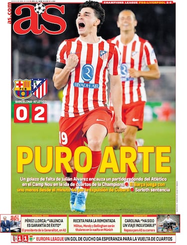 Las portadas de AS de abril