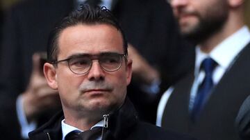 FILED - 30 April 2019, United Kingdom, London: Ajax sporting director Marc Overmars attends the UEFA Champions League semifinal first leg soccer match between Tottenham Hotspur and Ajax at Tottenham Hotspur Stadium. Overmars resigned as director of soccer