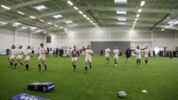 Un entrenamiento de Inglaterra.