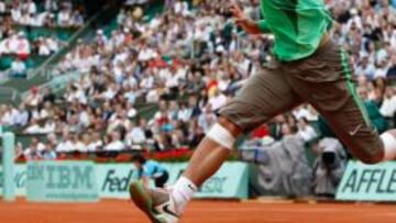 <b>NUEVA EXHIBICIÓN. </b>En la Philippe Chatrier, Rafa Nadal pasó el rodillo sobre Fernando Verdasco.